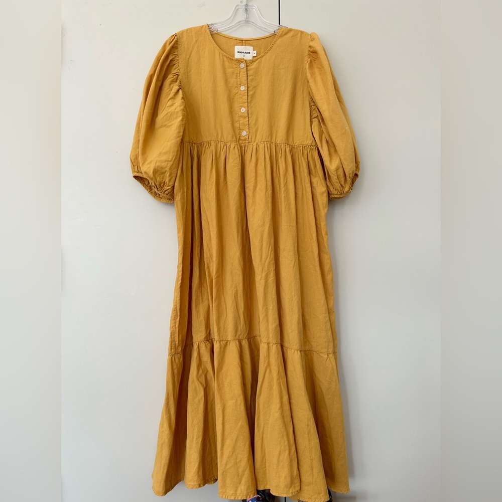 Rudy Jude marigold adult sleeping dress medium new without tags